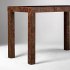 Parsons Burl Wood Desk (48")