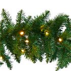 Pre-Lit Faux Christmas Pine Garland
