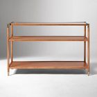 Arnet Solid Wood and Glass Console (48")