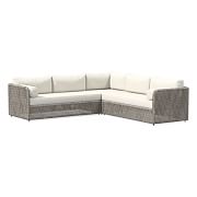 Coastal Outdoor 3-Piece L-Shaped Sectional Cushion Covers