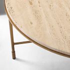 Fay Travertine Coffee Table (30")