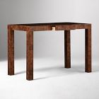 Parsons Burl Wood Desk (48")