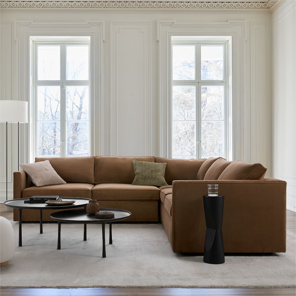 Harris 3-Piece L-Shaped Sectional (105"-115") by West Elm