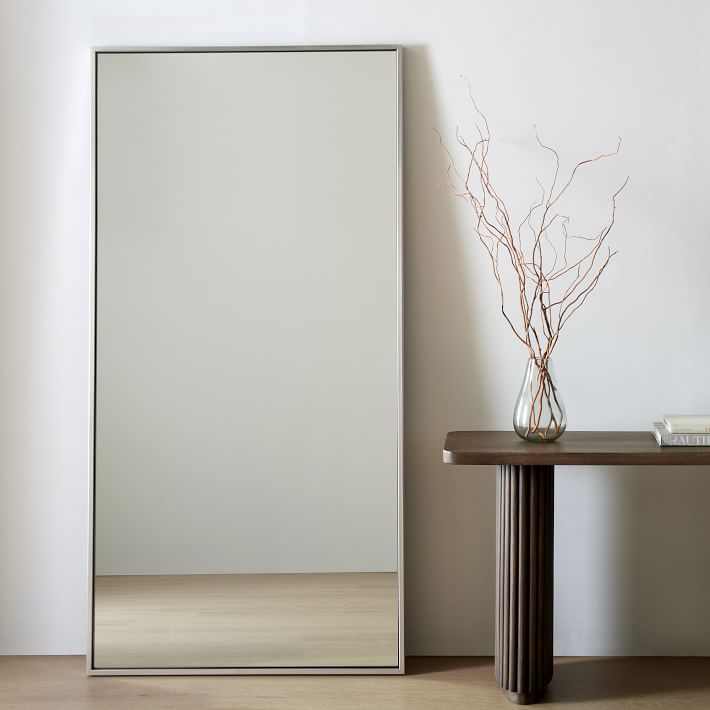 Metal Frame Floor Mirror | Modern Lighting | West Elm