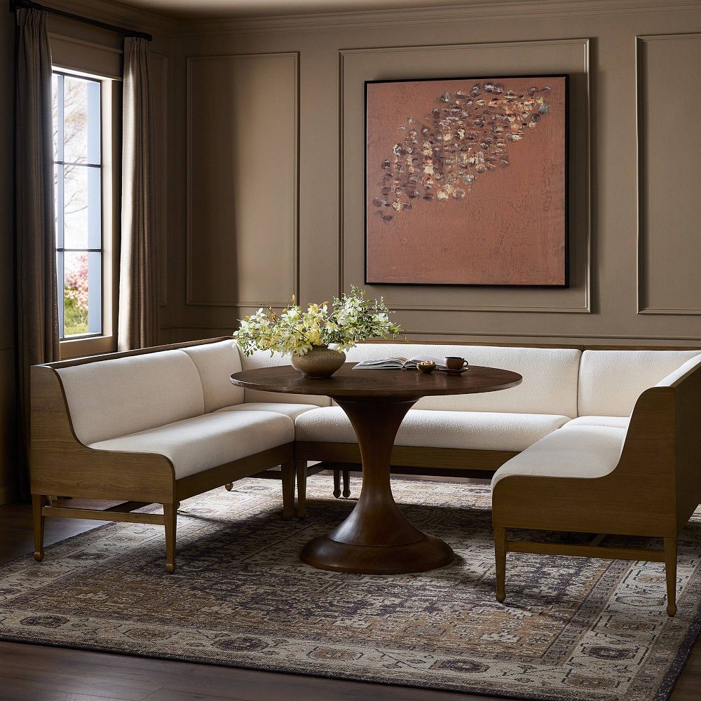 Mireva U-Shaped Dining Banquette (101"-129") by West Elm
