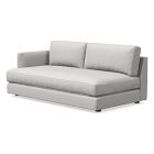 Open Box: Haven Left-Arm 2 Seater Sofa Bench - Performance Washed Canvas Frost Gray