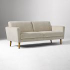 Open Box: Oliver Sofa (72") - Performance Distressed Velvet Sand, Light Walnut Legs
