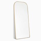 Open Box: Streamline Wide Arch Floor Mirror (35"W x 72"H) - Antique Brass