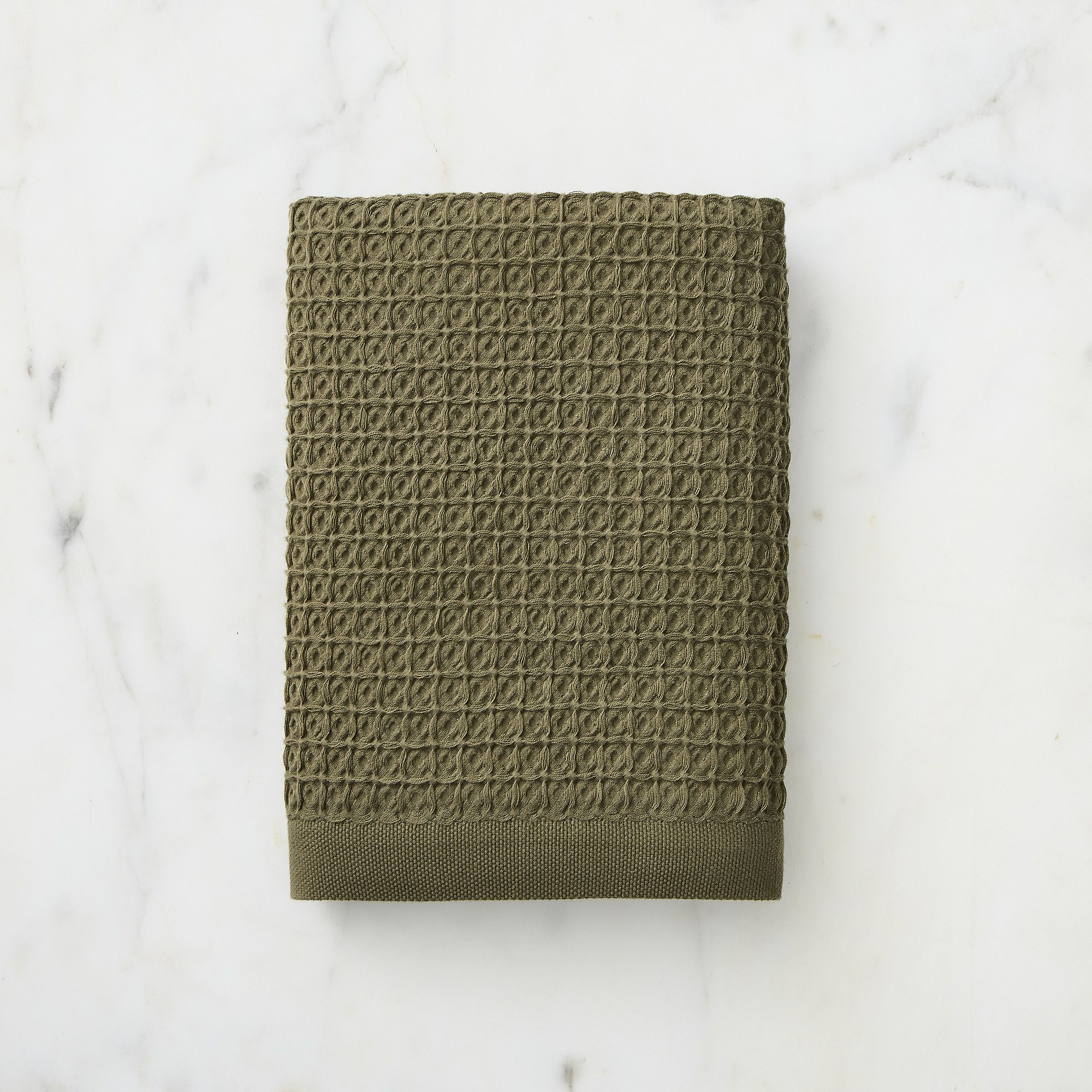 Waffle Towels - Dark Olive