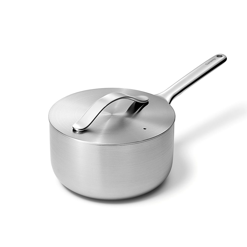 Caraway Stainless Steel Sauce Pan - Stainless Steel