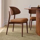Hyde Plywood-Back Leather Dining Chair