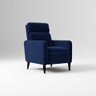 Open Box: Lewis Recliner - Performance Velvet Ink Blue