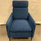 Open Box: Lewis Recliner - Performance Velvet Ink Blue