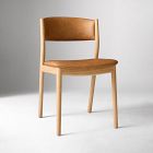 Open Box: Marcus Samuelsson Leather Dining Chair - Ludlow Leather Sesame, Blonde