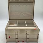 Open Box: Modern Shaped Jewelry Box, Grand (7.5"H) - Champagne