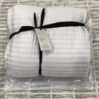 Open Box: Silky TENCEL™ Pick Stitch Quilt, King/Cal. King - Frost Gray