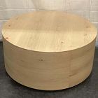 Open Box: Volume Round Drum Coffee Table (36") - Blonde