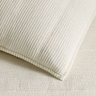 Heathered Linear Comforter &amp; Shams