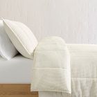 Heathered Linear Comforter &amp; Shams