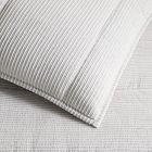 Heathered Linear Comforter &amp; Shams