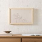 Sketched Horses Framed Wall Art