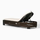 Porto Aluminum Outdoor Chaise Lounge &amp; Side Table