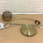 Open Box: Overarching Acrylic Shade Floor Lamp (76") - Antique Brass, Smoke