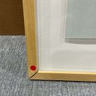 Open Box: Surf School Framed Wall Art by Minted, Float Mount Print (40"W x 30"H) - Natural Wood Frame