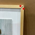 Open Box: Surf School Framed Wall Art by Minted, Float Mount Print (40"W x 30"H) - Natural Wood Frame