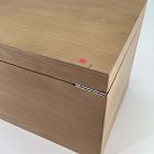 Open Box: Two-Tone Wood Jewelry Box, Double Drawer (7" x 7")