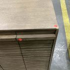 Open Box: Zahra Oak Nightstand (35") - Rustic Gray