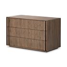 Open Box: Zahra Oak Nightstand (35") - Rustic Gray