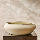 Open Box: Organic Form Decorative Bowl (14.6"Dia x 5.3"H) - Ceramic Natural