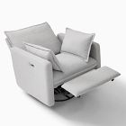 Paxton Pillow Manual &amp; Power Swivel Glider Recliner
