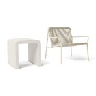 Oceana Outdoor Lounge Chair &amp; Syros Side Table (19") Set