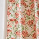 Vine Floral Ruffle Curtain