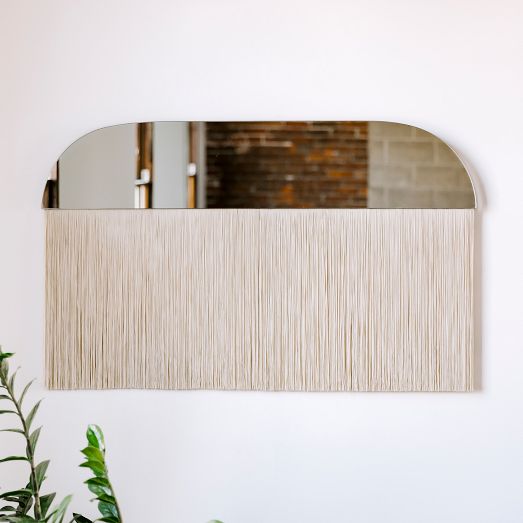 Candice Luter Sonata Slim Wall Mirror w/ Fringe by West Elm