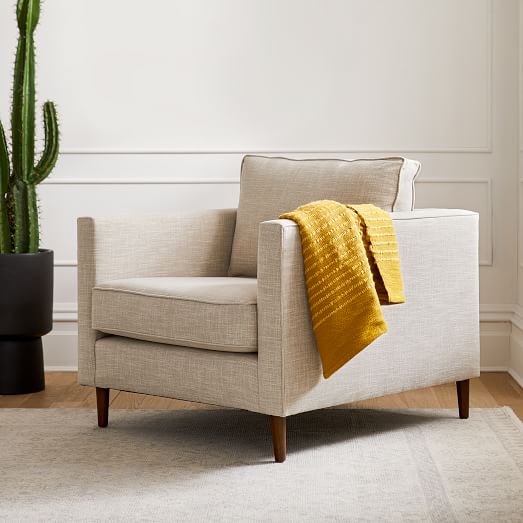Harris Loft Chair - Wood Legs by West Elm