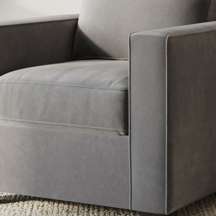 Henry® Armchair, Solid Wood Legs | West Elm