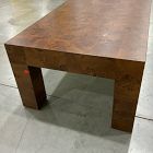 Open Box: Parsons Burl Coffee Table (44") - Hickory Burl
