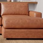 Urban Leather 2-Piece Chaise Sectional (106")