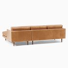 Haven Loft Leather 2-Piece Chaise Sectional (103")
