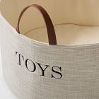 Cotton Slub Toy Dump Bin
