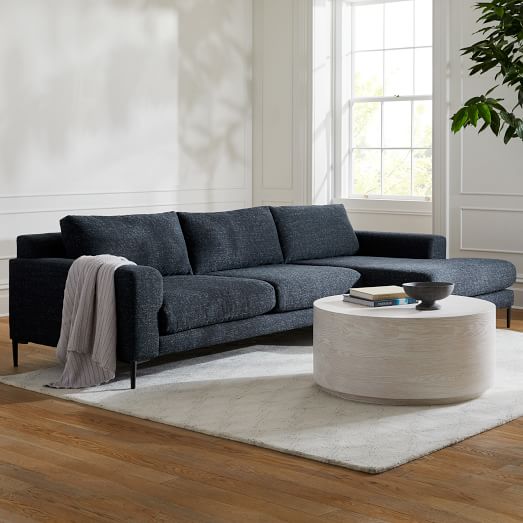 Harper 2-Piece Chaise Sectional (106"-116") by West Elm