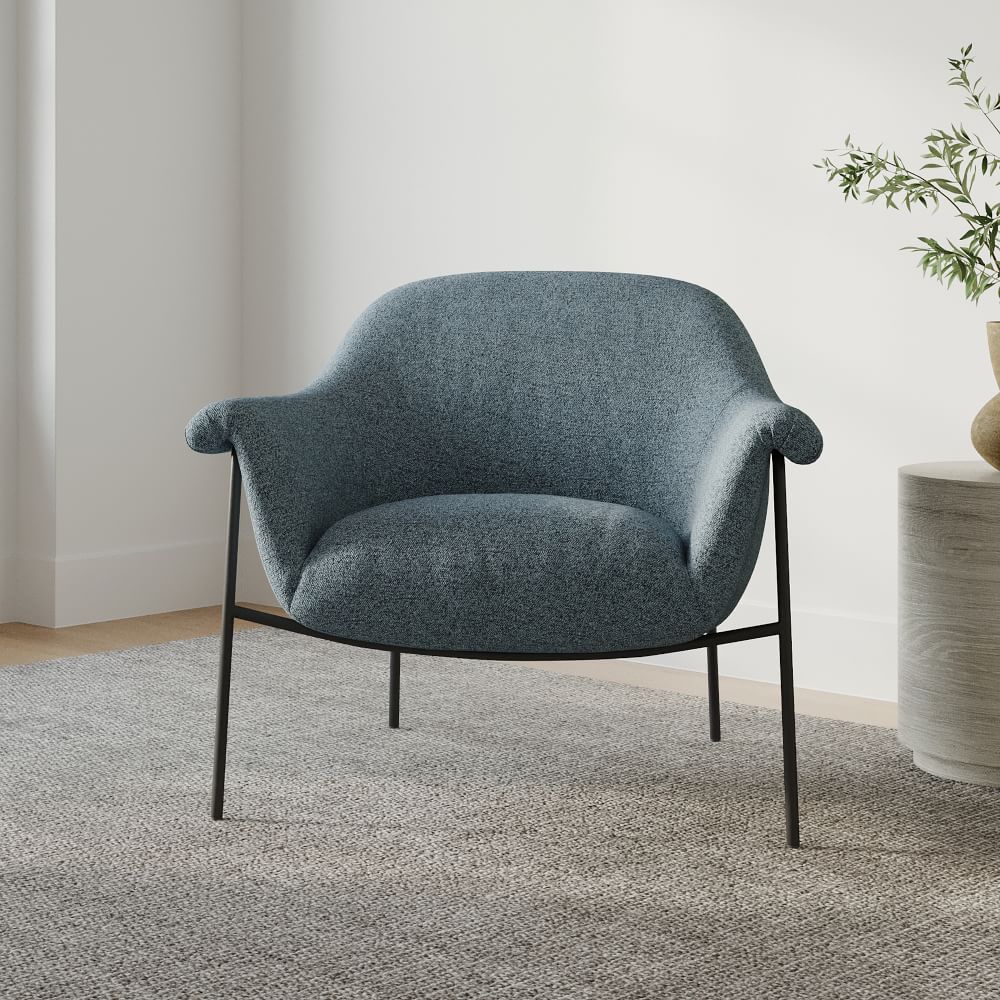Rolled Arm Chair by West Elm