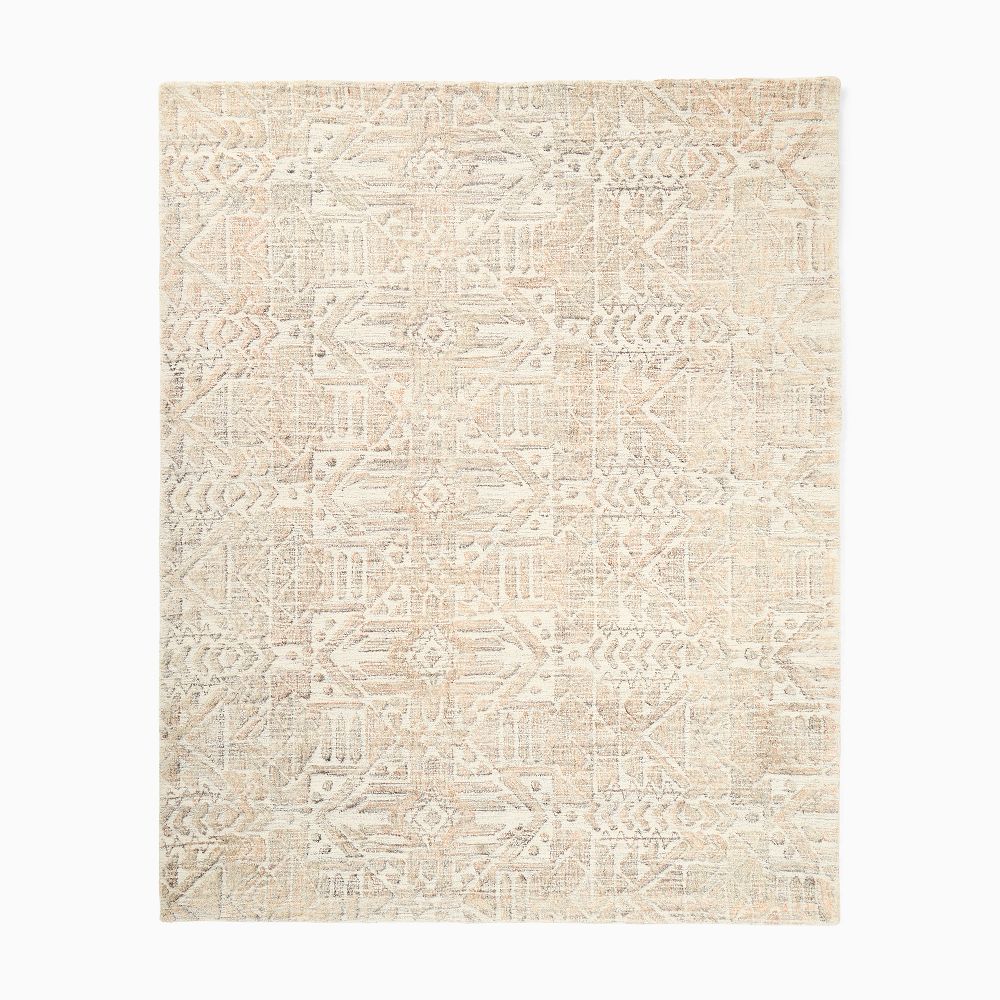 Hieroglyph Tufted Wool Rug by West Elm