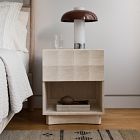 Luisa Carved Open Nightstand (20")