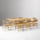 Baycrest Outdoor Teak Extendable Dining Table (84"&ndash;100") &amp; Chairs Set