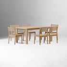 Mara Vista Outdoor Dining Table (67") &amp; Dining Chairs Set