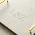 Marble &amp; Brass Charcuterie Board